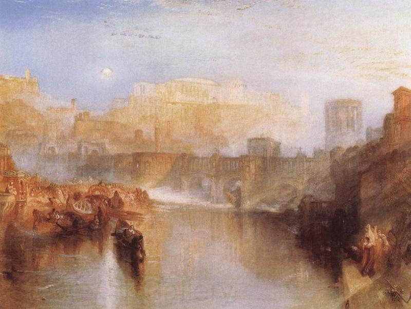 J.M.W. Turner Agrippina landing with the Ashes of Germanicus Germany oil painting art